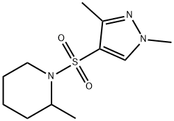 1-(1,3-dimethylpyrazol-4-yl)sulfonyl-2-methylpiperidine Struktur