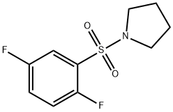 1-(2,5-difluorophenyl)sulfonylpyrrolidine Struktur