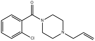 (2-chlorophenyl)-(4-prop-2-enylpiperazin-1-yl)methanone Struktur