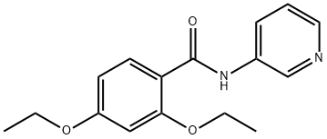 2,4-diethoxy-N-pyridin-3-ylbenzamide Struktur