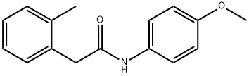 N-(4-methoxyphenyl)-2-(2-methylphenyl)acetamide Struktur