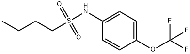 N-[4-(trifluoromethoxy)phenyl]butane-1-sulfonamide Struktur