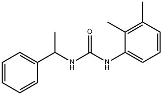 1-(2,3-dimethylphenyl)-3-(1-phenylethyl)urea Struktur