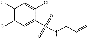 2,4,5-trichloro-N-prop-2-enylbenzenesulfonamide Struktur