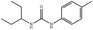 1-(4-methylphenyl)-3-pentan-3-ylurea Struktur