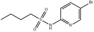 N-(5-bromopyridin-2-yl)butane-1-sulfonamide Struktur