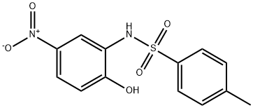 N-(2-hydroxy-5-nitrophenyl)-4-methylbenzenesulfonamide Struktur