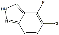 5-Chloro-4-fluoro-2H-indazole Struktur