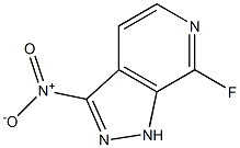 7-Fluoro-3-nitro-1H-pyrazolo[3,4-c]pyridine Struktur