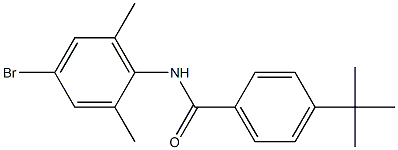 N-(4-bromo-2,6-dimethylphenyl)-4-tert-butylbenzamide Struktur