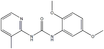 1-(2,5-dimethoxyphenyl)-3-(3-methylpyridin-2-yl)urea Struktur