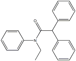 N-ethyl-N,2,2-triphenylacetamide Struktur