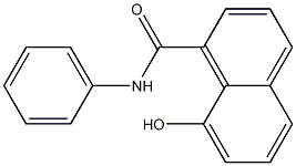 8-hydroxy-N-phenylnaphthalene-1-carboxamide Struktur