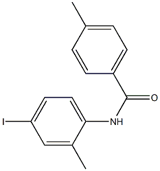 N-(4-iodo-2-methylphenyl)-4-methylbenzamide Struktur