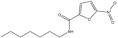 N-heptyl-5-nitrofuran-2-carboxamide Struktur