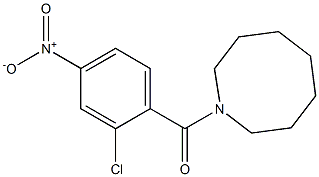 azocan-1-yl-(2-chloro-4-nitrophenyl)methanone Struktur