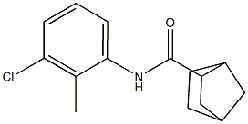 N-(3-chloro-2-methylphenyl)bicyclo[2.2.1]heptane-3-carboxamide Struktur