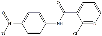 2-chloro-N-(4-nitrophenyl)pyridine-3-carboxamide Struktur