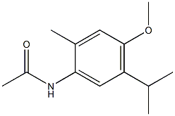 N-(4-methoxy-2-methyl-5-propan-2-ylphenyl)acetamide Structure