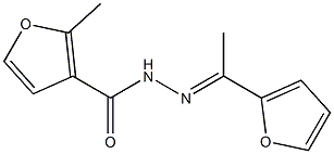 N-[(E)-1-(furan-2-yl)ethylideneamino]-2-methylfuran-3-carboxamide Struktur