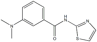 3-(dimethylamino)-N-(1,3-thiazol-2-yl)benzamide Structure