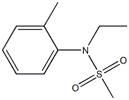 N-ethyl-N-(2-methylphenyl)methanesulfonamide Struktur