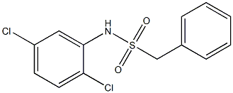 N-(2,5-dichlorophenyl)-1-phenylmethanesulfonamide Struktur