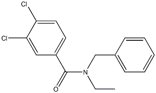 N-benzyl-3,4-dichloro-N-ethylbenzamide Struktur