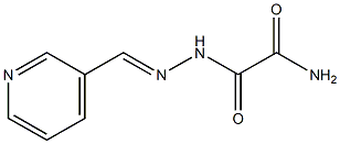 N'-[(E)-pyridin-3-ylmethylideneamino]oxamide Struktur