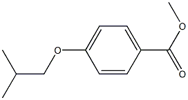 methyl 4-(2-methylpropoxy)benzoate Struktur