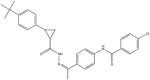 N-[4-[(Z)-N-[[2-(4-tert-butylphenyl)cyclopropanecarbonyl]amino]-C-methylcarbonimidoyl]phenyl]-4-chlorobenzamide