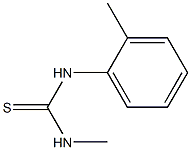 1-methyl-3-(2-methylphenyl)thiourea Struktur