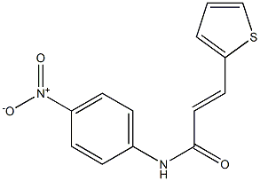 (E)-N-(4-nitrophenyl)-3-thiophen-2-ylprop-2-enamide