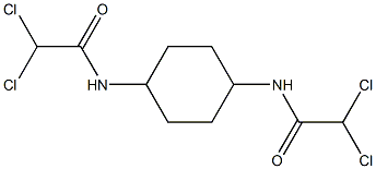 2,2-dichloro-N-[4-[(2,2-dichloroacetyl)amino]cyclohexyl]acetamide Struktur