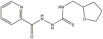 1-(oxolan-2-ylmethyl)-3-(pyridine-2-carbonylamino)thiourea Struktur