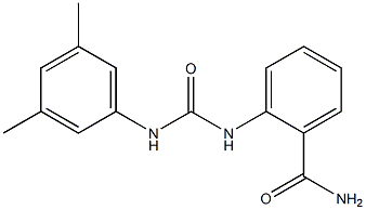 2-[(3,5-dimethylphenyl)carbamoylamino]benzamide Struktur