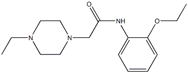 N-(2-ethoxyphenyl)-2-(4-ethylpiperazin-1-yl)acetamide Struktur