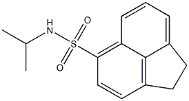 N-propan-2-yl-1,2-dihydroacenaphthylene-5-sulfonamide Struktur