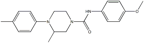 N-(4-methoxyphenyl)-3-methyl-4-(4-methylphenyl)piperazine-1-carboxamide