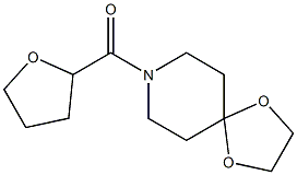 1,4-dioxa-8-azaspiro[4.5]decan-8-yl(oxolan-2-yl)methanone Struktur