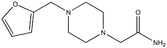 2-[4-(furan-2-ylmethyl)piperazin-1-yl]acetamide Struktur