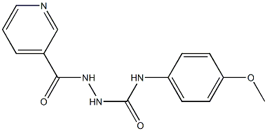 1-(4-methoxyphenyl)-3-(pyridine-3-carbonylamino)urea Structure