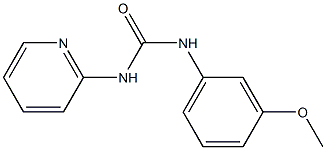 1-(3-methoxyphenyl)-3-pyridin-2-ylurea Struktur