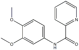 N-(3,4-dimethoxyphenyl)pyridine-2-carboxamide Struktur