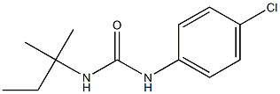 1-(4-chlorophenyl)-3-(2-methylbutan-2-yl)urea Struktur