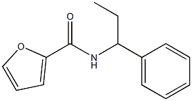 N-(1-phenylpropyl)furan-2-carboxamide Struktur