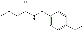 N-[1-(4-methoxyphenyl)ethyl]butanamide Struktur