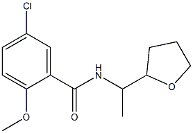 5-chloro-2-methoxy-N-[1-(oxolan-2-yl)ethyl]benzamide