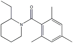 (2-ethylpiperidin-1-yl)-(2,4,6-trimethylphenyl)methanone Struktur