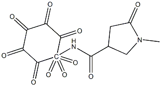 1-methyl-N-(4-octoxyphenyl)-5-oxopyrrolidine-3-carboxamide Struktur